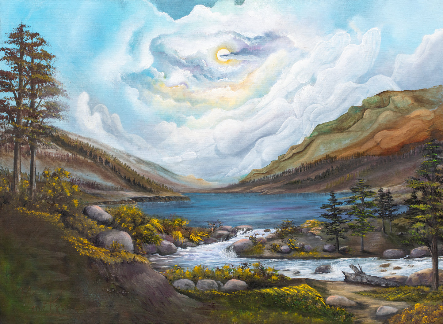 Clouds Of Mystery Oil Painting