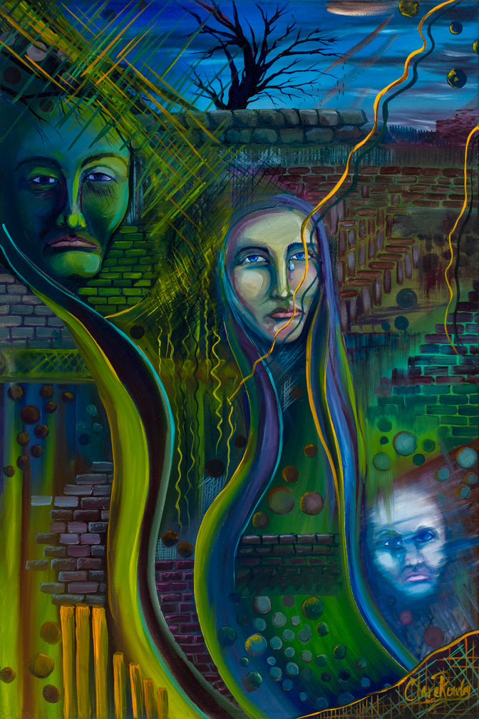 Exasperation Oil Painting