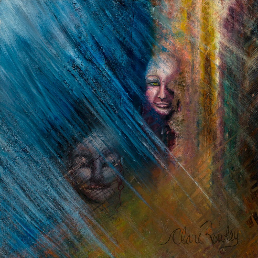 PTSD Oil Painting